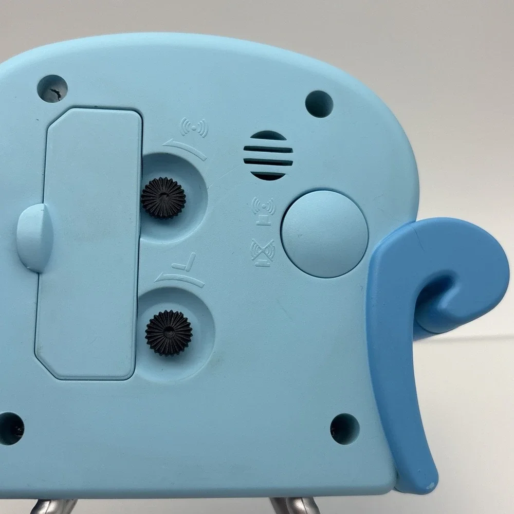VTG Sanrio Hello Kitty Blue Angel 2001 Couch Collectible Mini Alarm Clock Rare